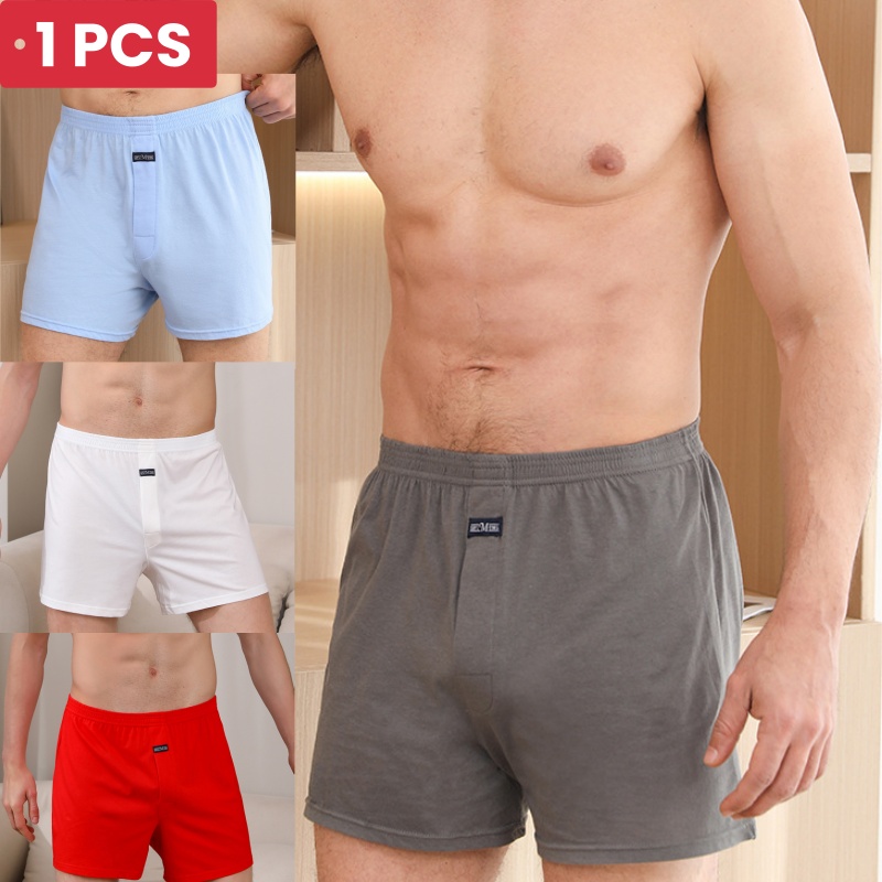 1PCS Men's Underwear Aro Pants - Boxer Brief Pack Cotton recension och pris