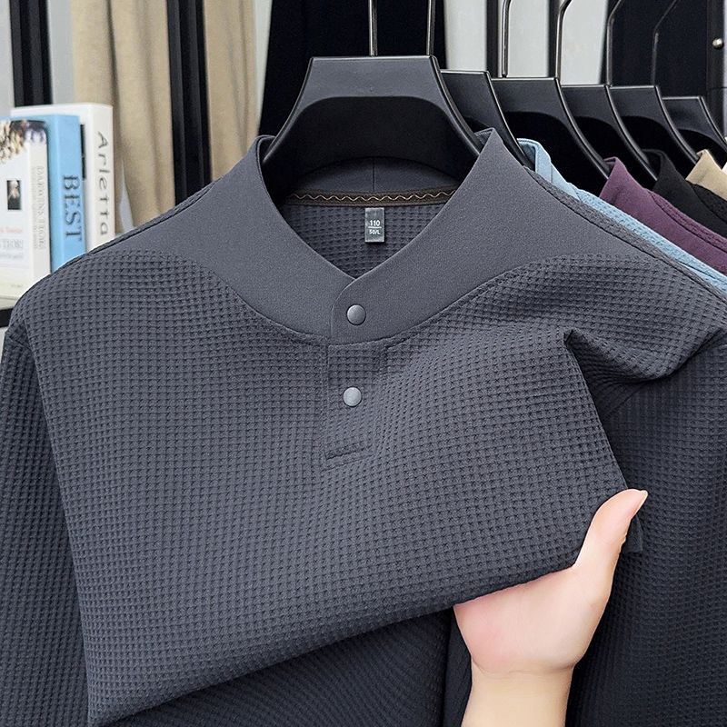 Men Autumn Winter Waffle Knit  - Base Layer Top recension och pris