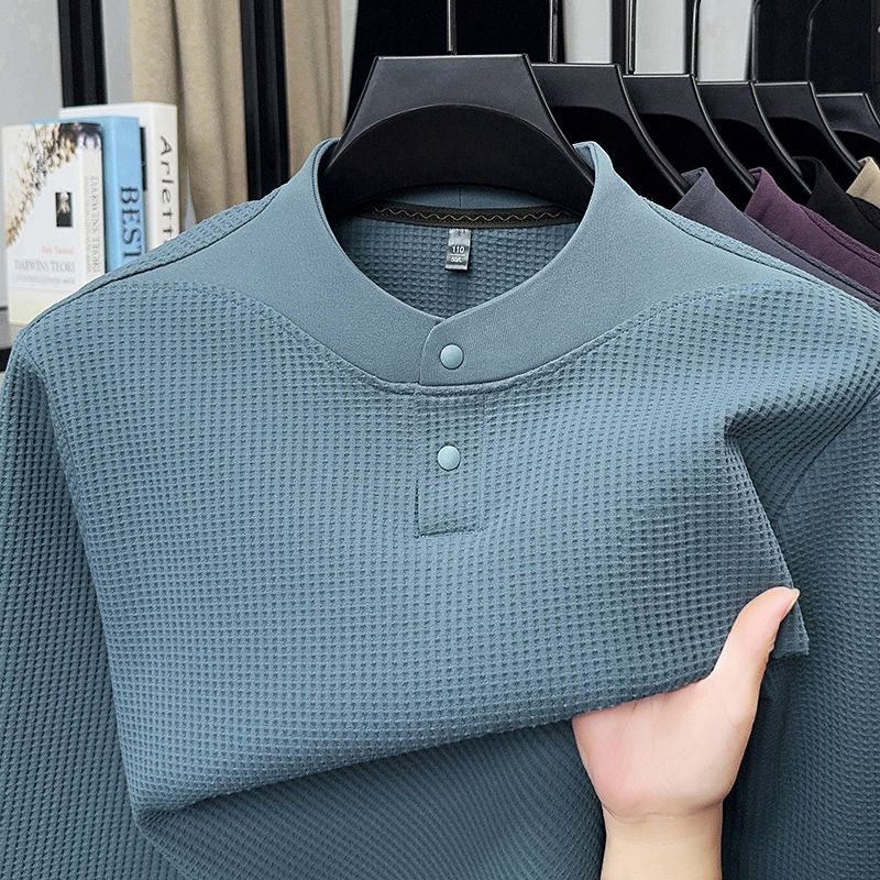 Men Autumn Winter Waffle Knit  - Base Layer Top recension och pris